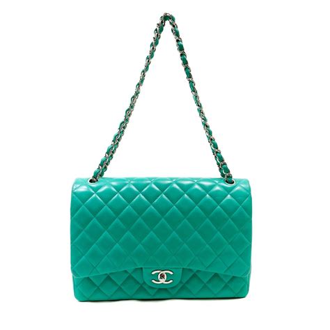 mint chanel bag|Chanel lambskin bag.